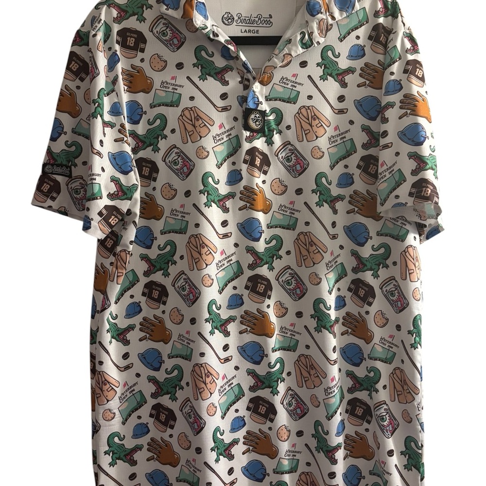 Happy Gilmore Themed Polo Shirt